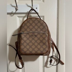 Nine West Mocha Logo Mini Bag